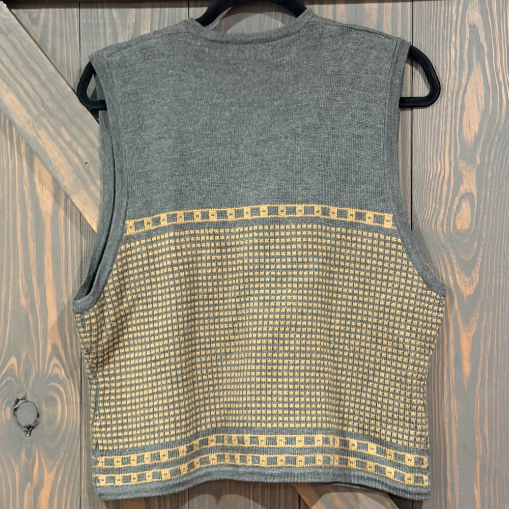 Vintage Pendleton Two Tone Pattern Button Up Wool… - image 2